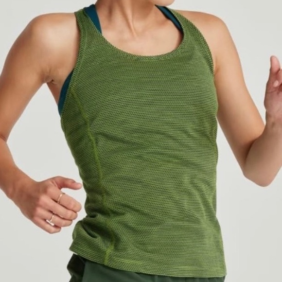 NWT allbirds Natural Run Tank Pine Green XXL NEW Racer Back - Picture 2 of 6